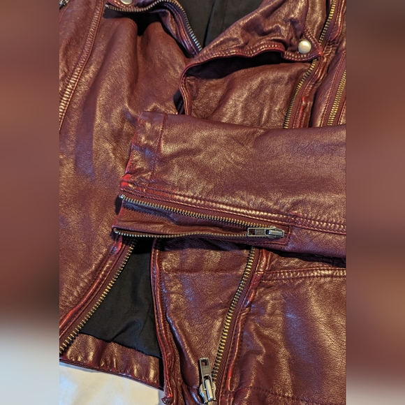 Free People Faux Leather Moto Jacket - Picture 5 of 12